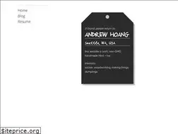 Sites similar to andrewhoang.me