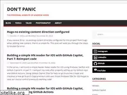 Sites similar to andrewhoog.com