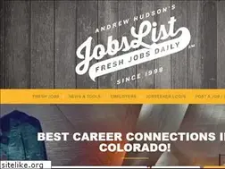 Sites similar to andrewhudsonsjoblist.com