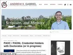 Sites similar to andrewkgabriel.com