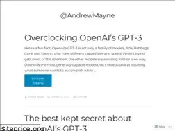 Sites similar to andrewmayneblog.wordpress.com