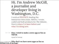 Sites similar to andrewmcgill.me