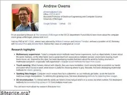 Sites similar to andrewowens.org