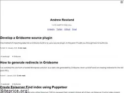 Sites similar to andrewrowland.com