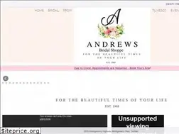 Sites similar to andrewsbridals.com