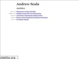 Sites similar to andrewscala.com