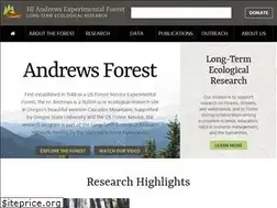 Sites similar to andrewsforest.oregonstate.edu