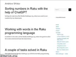 Sites similar to andrewshitov.com