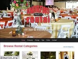Sites similar to andrewspartyrental.com