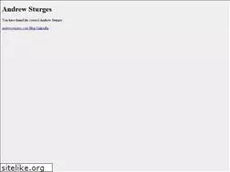 Sites similar to andrewsturges.com