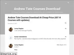 Sites similar to andrewtatecoursesdownload.blogspot.com