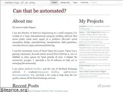 Sites similar to andrewwegner.com