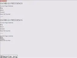 Sites similar to andrialoweddings.com