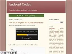 Sites similar to android-codes-examples.blogspot.com
