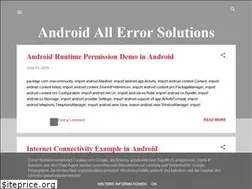 Sites similar to androiderrorsolutions.blogspot.com