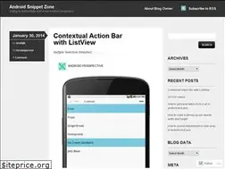 Sites similar to androidsnippets.wordpress.com
