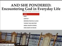 Sites similar to andshepondered.com