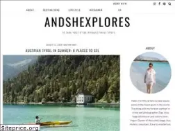 Sites similar to andshexplores.com