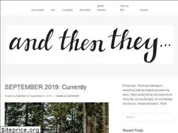 Sites similar to andthenthey.com