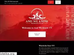 Sites similar to andweknow.tv