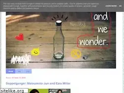 Sites similar to andwewonder.blogspot.com