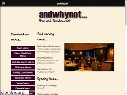 Sites similar to andwhynot.com