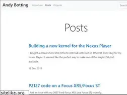 Sites similar to andybotting.com