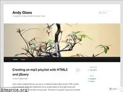 Sites similar to andyglassblog.wordpress.com