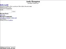 Sites similar to andyhampton.com