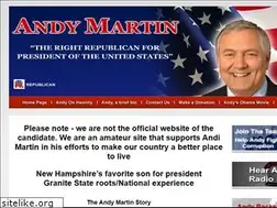 Sites similar to andymartinforpresident.com