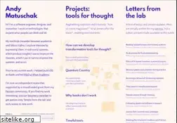 Sites similar to andymatuschak.org