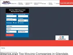 Sites similar to andysmoving.com
