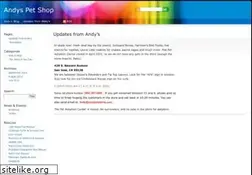 Sites similar to andyspetshop.com