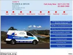 Sites similar to andyswasher.com.au