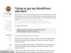 Sites similar to andysylvester.com