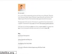 Sites similar to andyzhang.net
