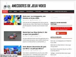 Sites similar to anecdotes-de-jeux-video.fr