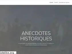 Sites similar to anecdoteshistoriques.com