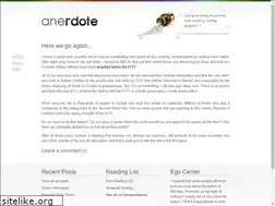 Sites similar to anegdote.com