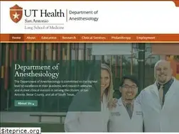 Sites similar to anesthesia.uthscsa.edu