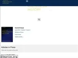 Sites similar to anesthesiahistoryjournal.org