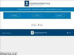 Sites similar to anesthesiologist.org