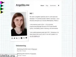 Sites similar to angelika.me