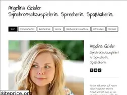 Sites similar to angelinageisler.de