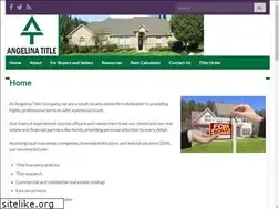 Sites similar to angelinatitlellc.com