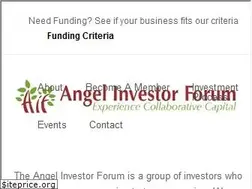 Sites similar to angelinvestorforum.com