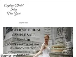 Sites similar to angeliquebridal.com