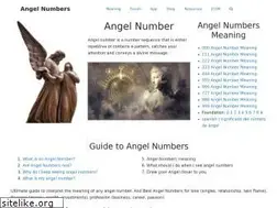 Sites similar to angelnumbered.com