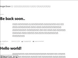 Sites similar to angiedixon.com