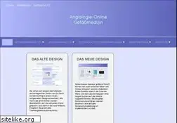 Sites similar to angiologie-online.de